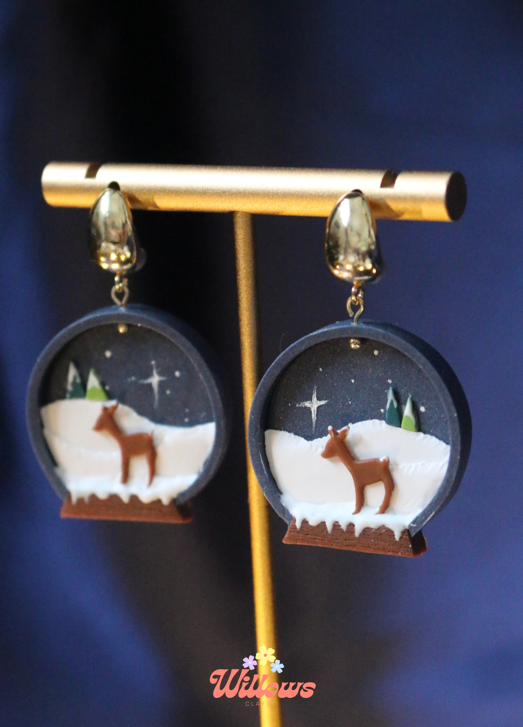 Snowglobe (Reindeer Blue)