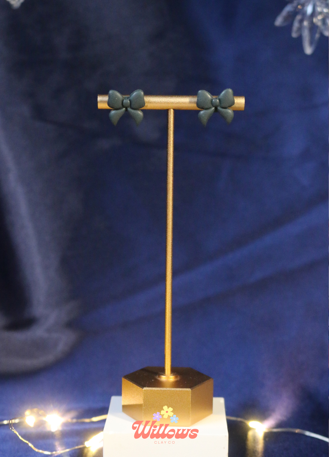 Ribbon Stud (Green)