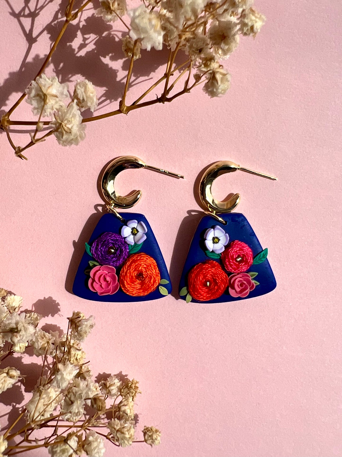 Embroidery (Blue) - 2
